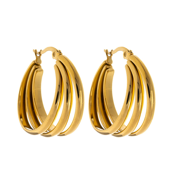 Kolmeriviset korvarenkaat 2.7cm (Teräs 316L)