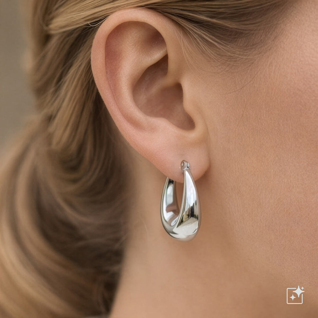 Suipot levenevät korvarenkaat 2.7cm (Teräs 316L)