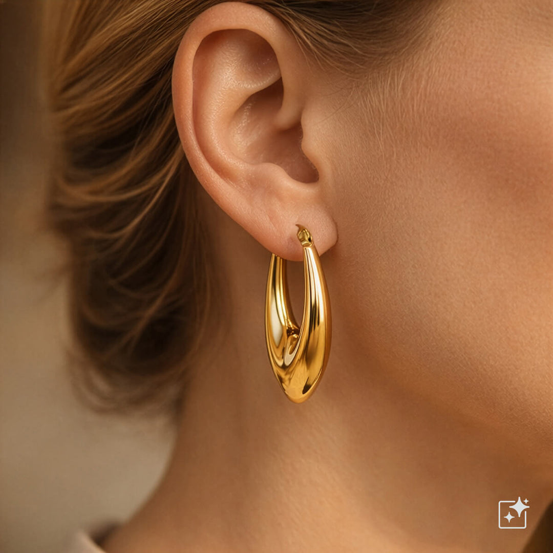 Tapered ear cuffs 3.7 cm (316L steel)