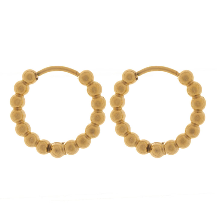 Pienet teräs helmi korvarenkaat 10mm (Teräs 316L)