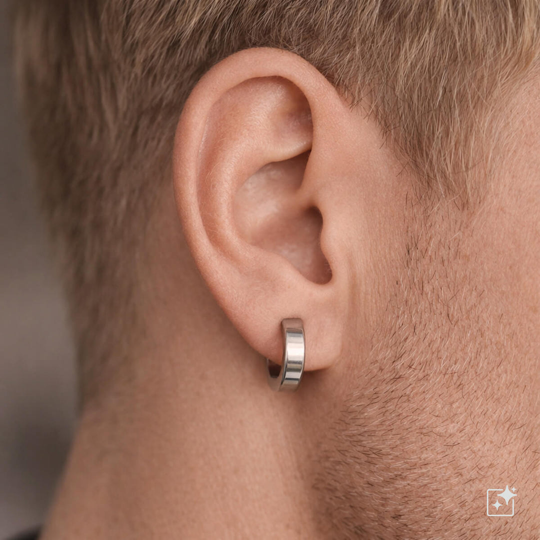 Titanörhängen 10 mm – Platta G23