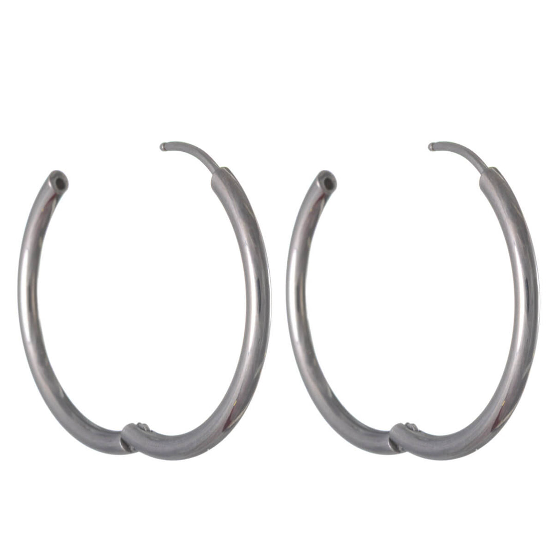 Titaani Korvarenkaat 2cm – G23