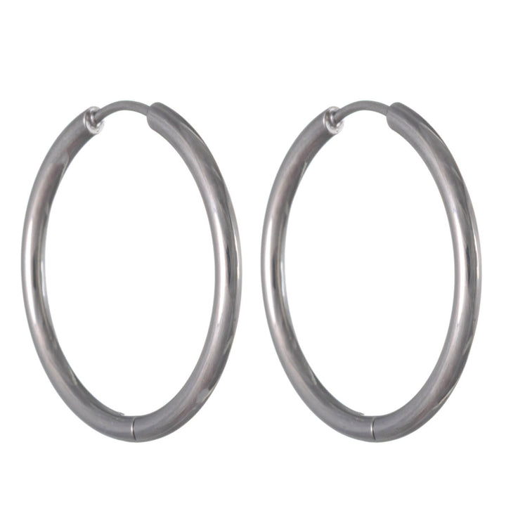 Titaani Korvarenkaat 2cm – G23