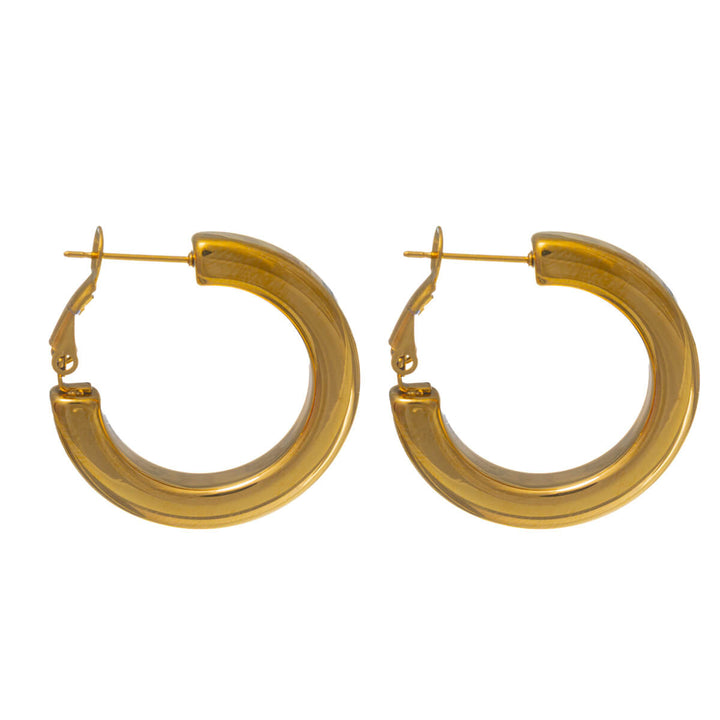 Square Earrings – 3 cm Square Tube (316L Surgical Steel)