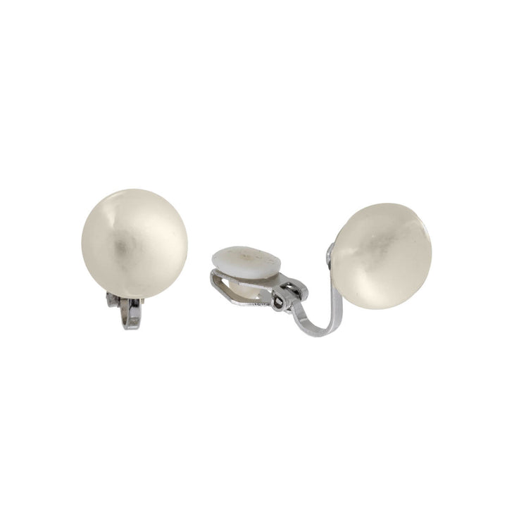 Pearl Clip Earrings 12mm