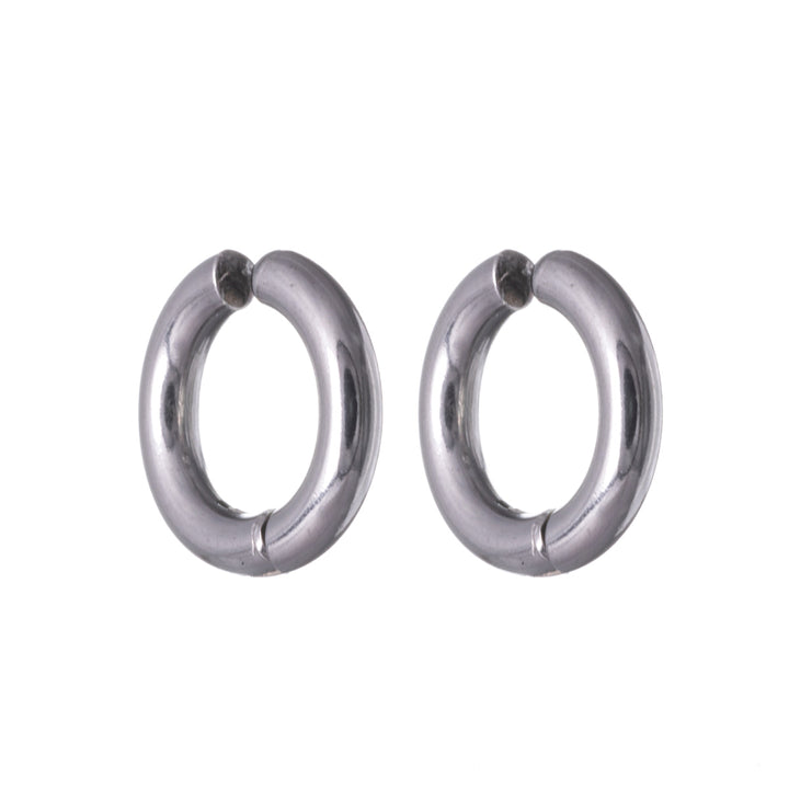 Earrings clip earrings 2.5mm x 8mm (Steel 316L)