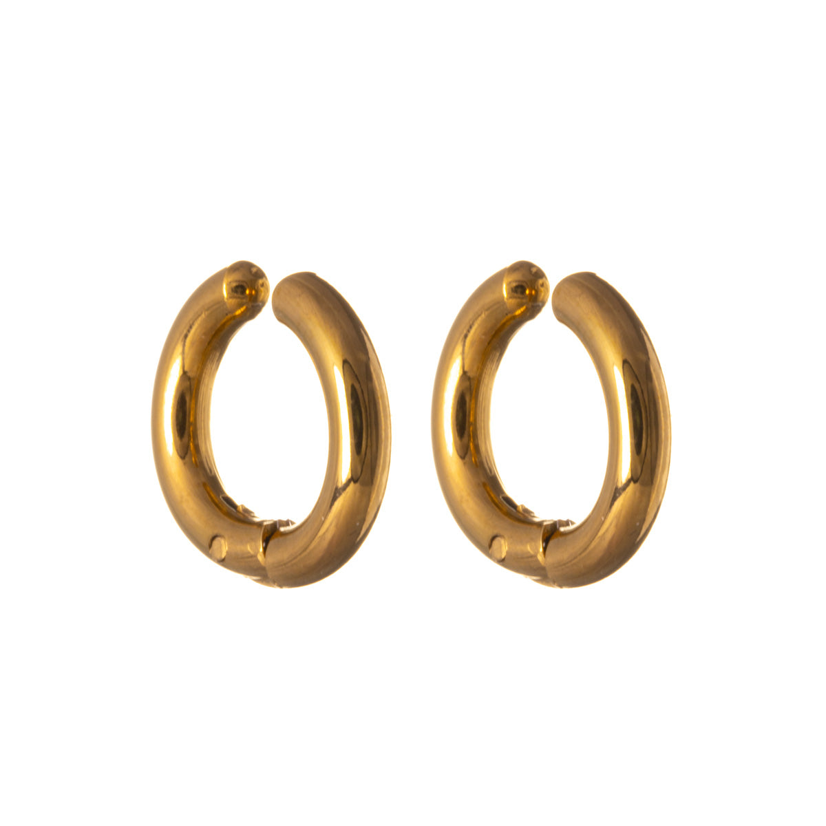Earrings clip earrings 2.5mm x 8mm (Steel 316L)