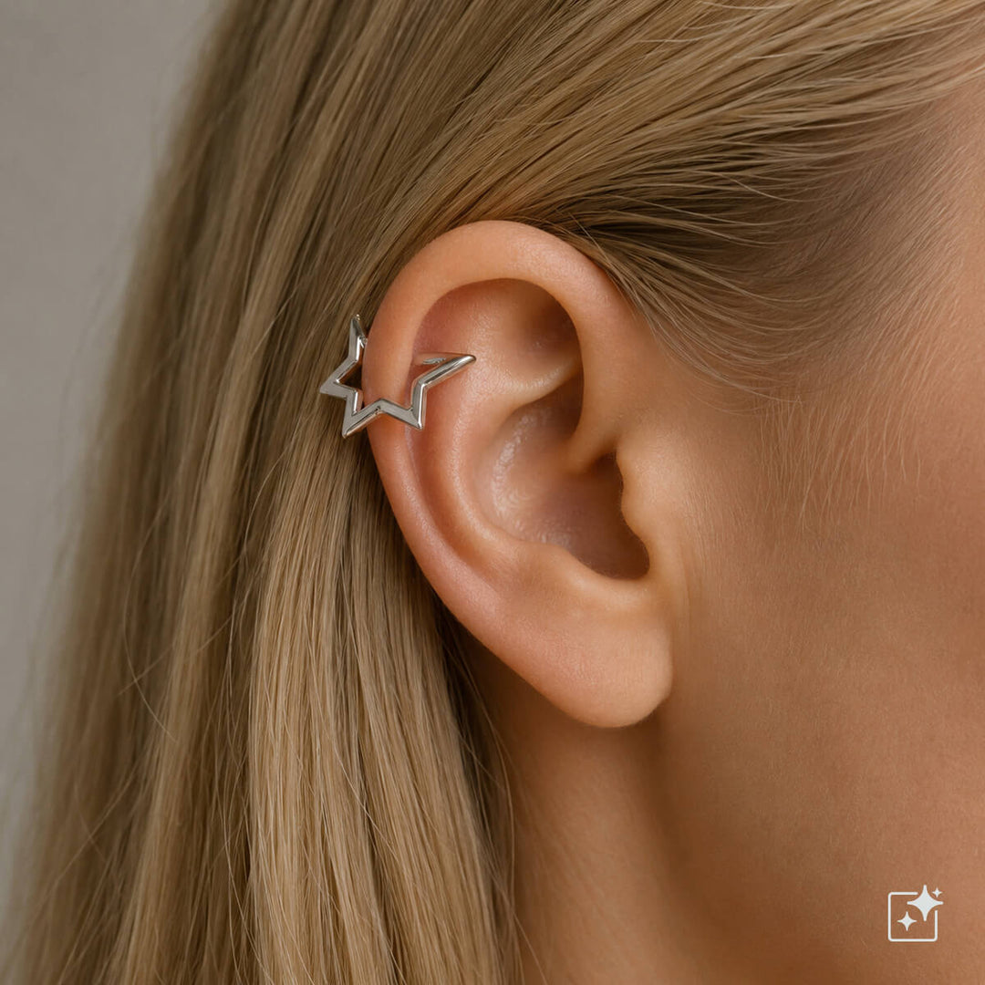 Star Ear Cuff Earring