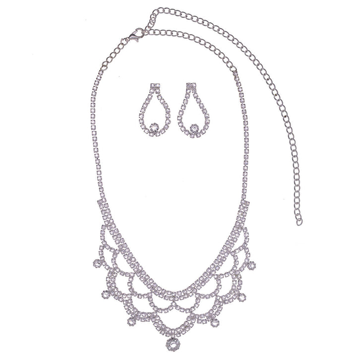 Lasikivellinen juhla kaulakoru + korvakorut - Ninja.fi