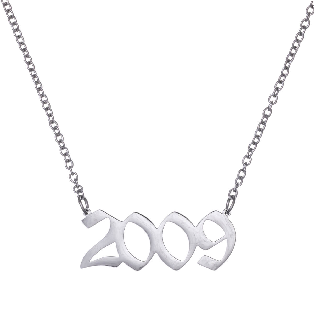 Year of birth necklace 54cm (Steel 316L)