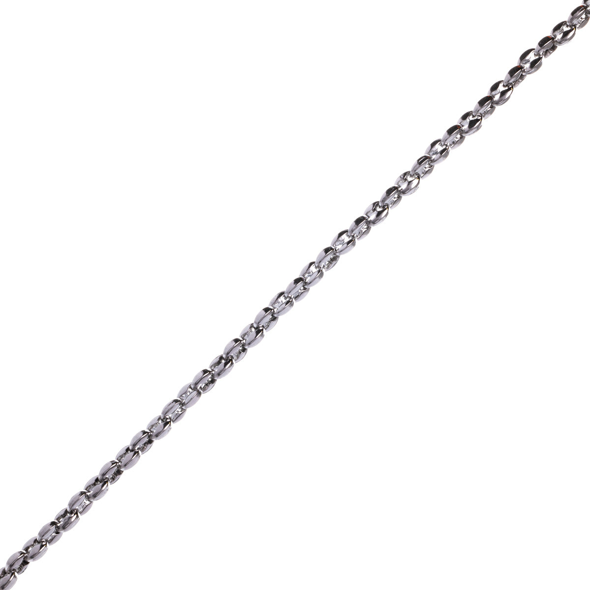 Thin steel neck chain anchor chain 4mm 54cm