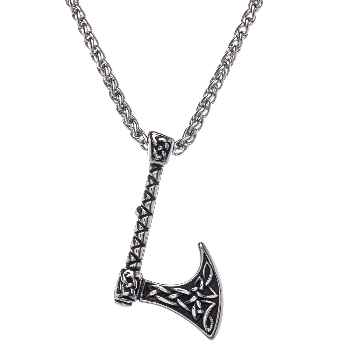 Viking knot chandelier pendant necklace (Steel 316L)