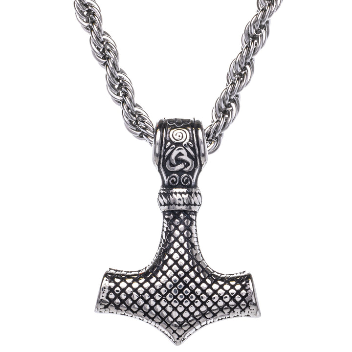 Mjölnir Thorin vasara riipus kaulakoru (Teräs 316L)