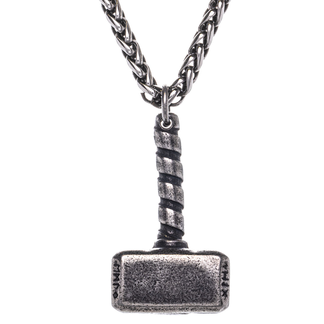 Mjölnir Tors hammare hängande halsband (Stål 316L)