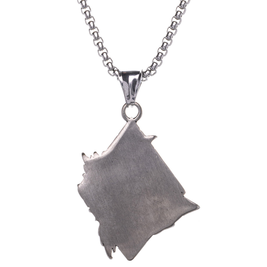 Fenrir wolf pendant necklace (Steel 316L)