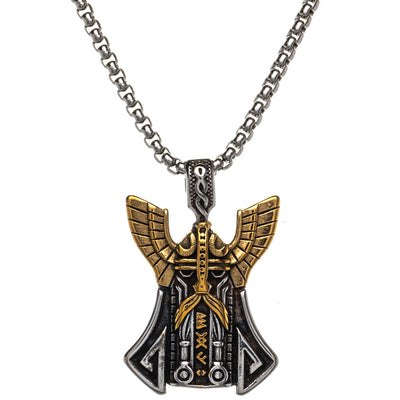 Viking warrior pendant necklace (Steel 316L)