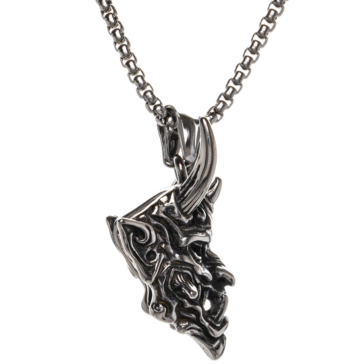 Devil's head pendant necklace (Steel 316L)