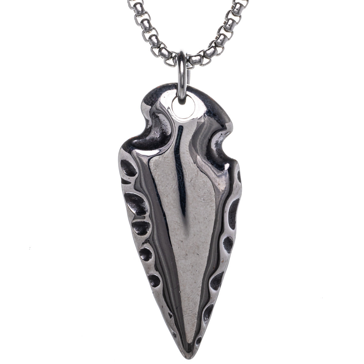 Gungnir White spear pendant necklace (Steel 316L)