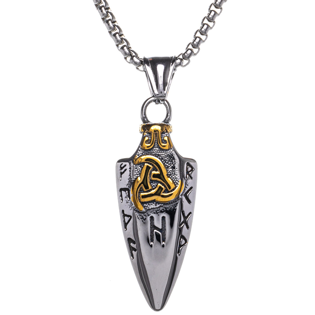 Gungnir spearhead pendant necklace (Steel 316L)