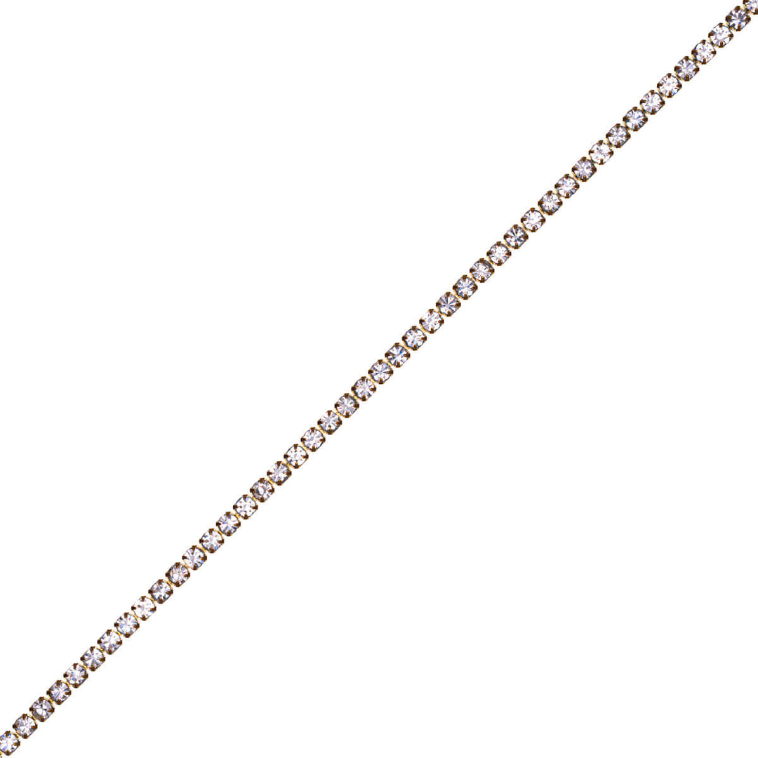 Zirkonia tennis kaulaketju 40cm +5cm (Teräs 316L)