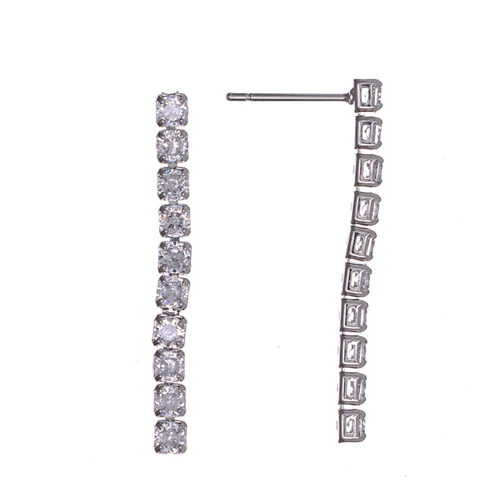 Zirkonia partyhalsband riviera & örhängen