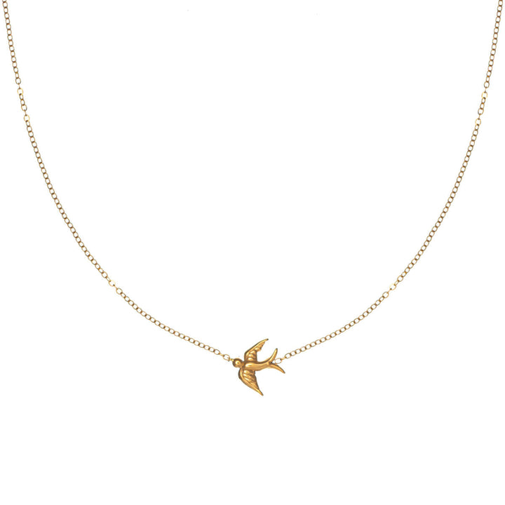 Swallow halsband 40 cm + 5 cm (316L stål)