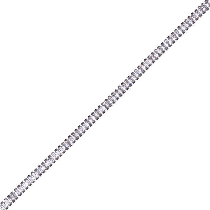 Siro baguette-zirkoniakaulakoru