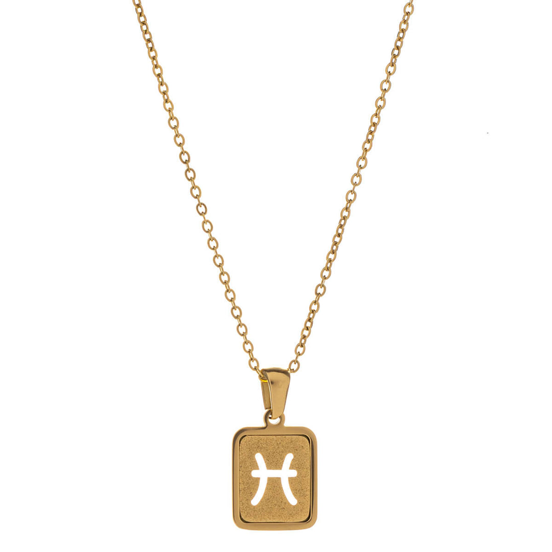 Horoskooppikaulakoru – Kullattu kirurginteräs (316L) - Ninja.fi