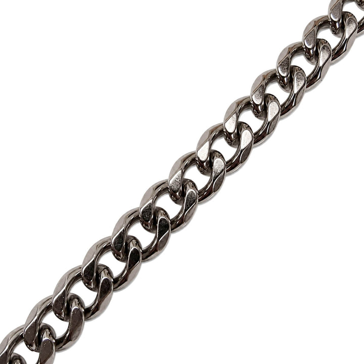 Miesten kaulaketju teräksinen panssariketju 1,1cm 55cm (Teräs 316L)
