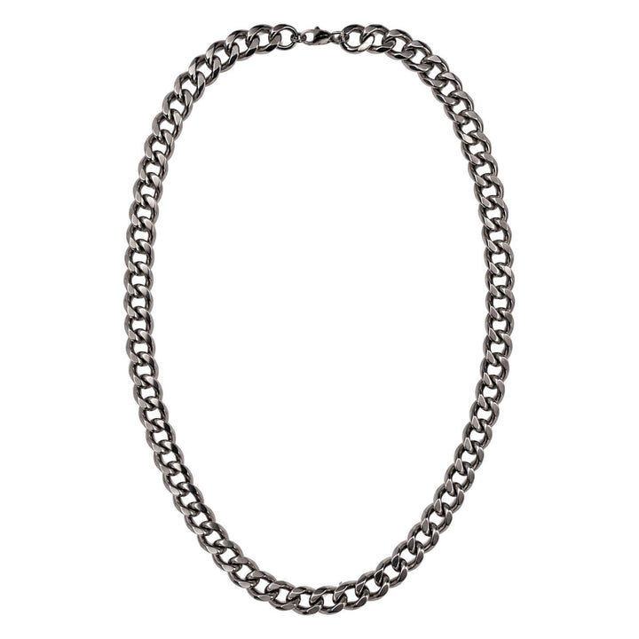 Miesten kaulaketju teräksinen panssariketju 1,1cm 55cm (Teräs 316L)