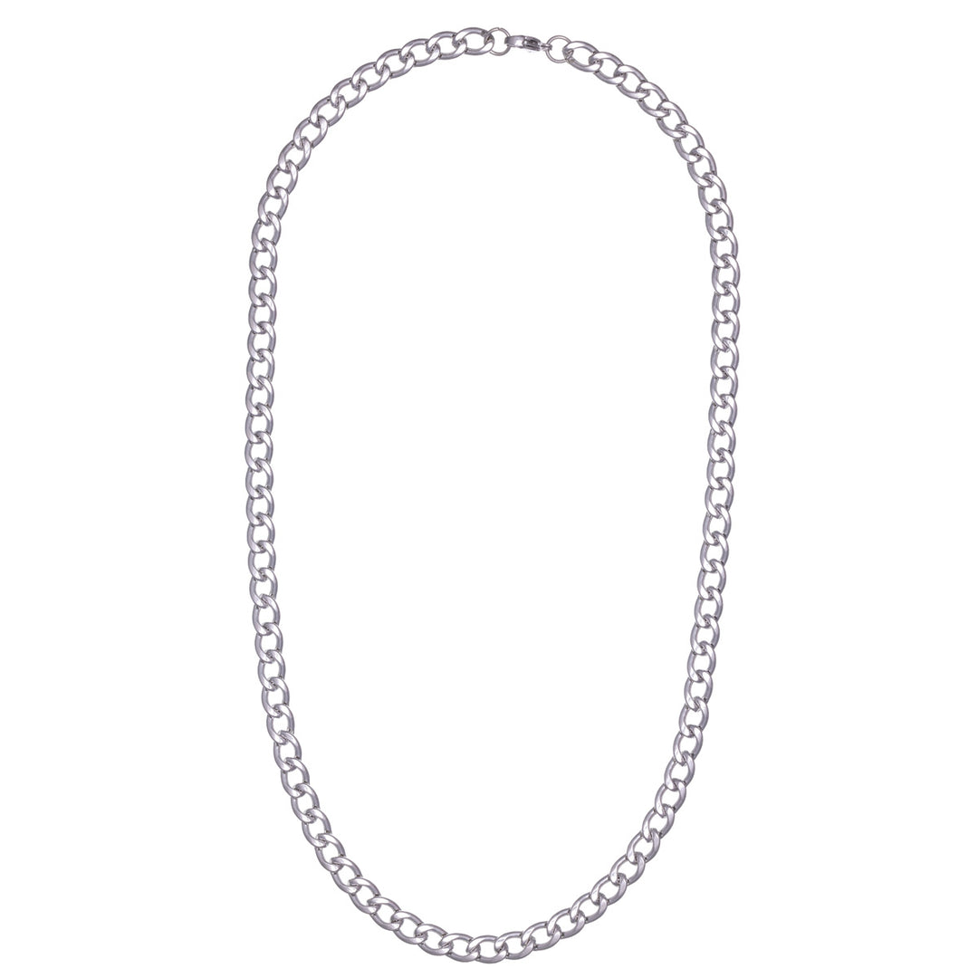 Steel armoured chain necklace 56cm 7mm (Steel 316L)