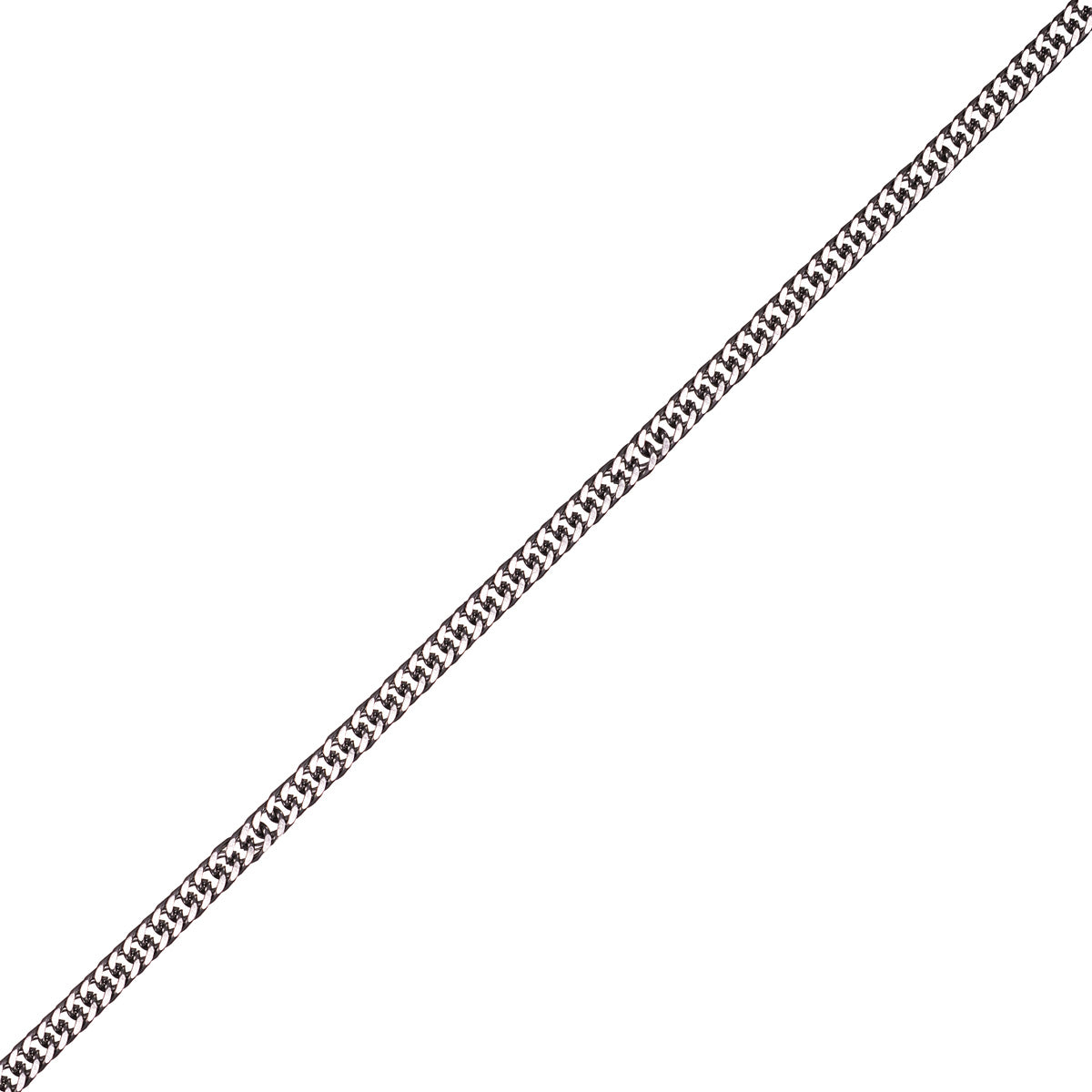 Dense reddish thin armor chain steel necklace 4mm 55cm