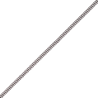 Dense reddish thin armor chain steel necklace 4mm 55cm