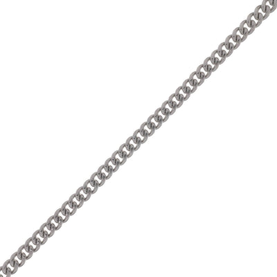 Flat armoured chain steel chain 50cm 8mm (Steel 316L)