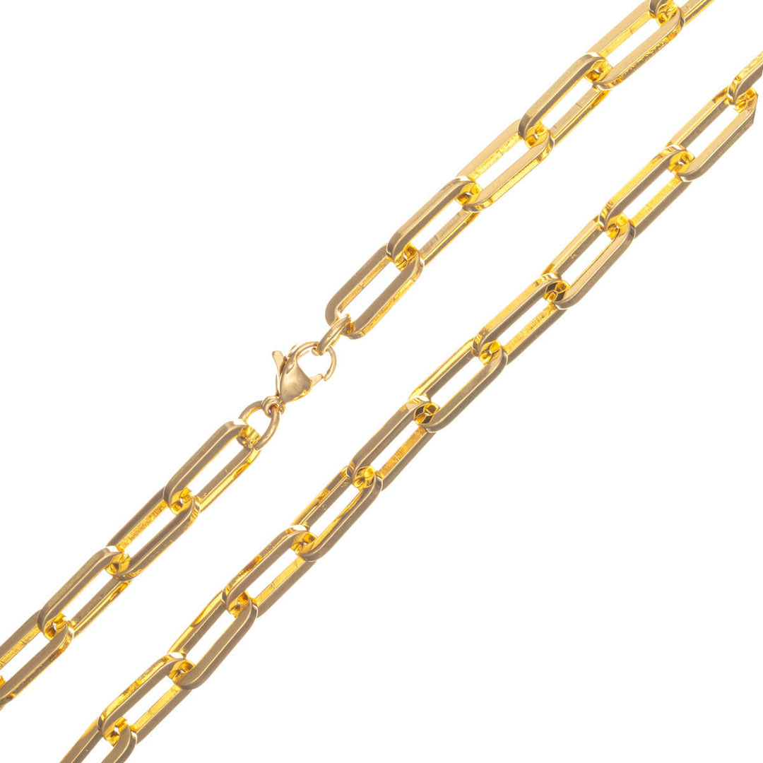 Halsband i stålkabel 6 mm 55 cm (316L-stål)