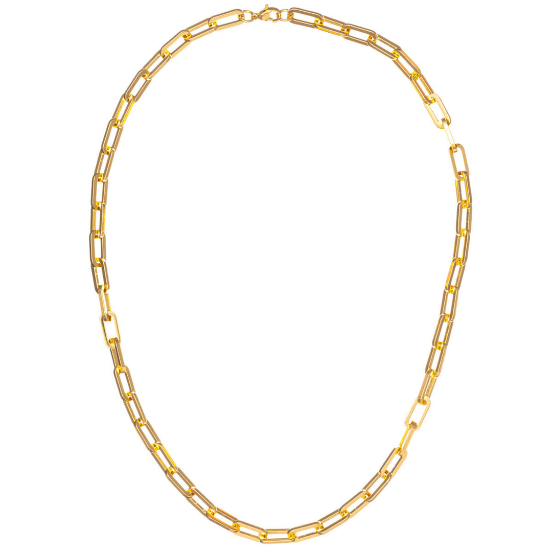 Halsband i stålkabel 6 mm 55 cm (316L-stål)