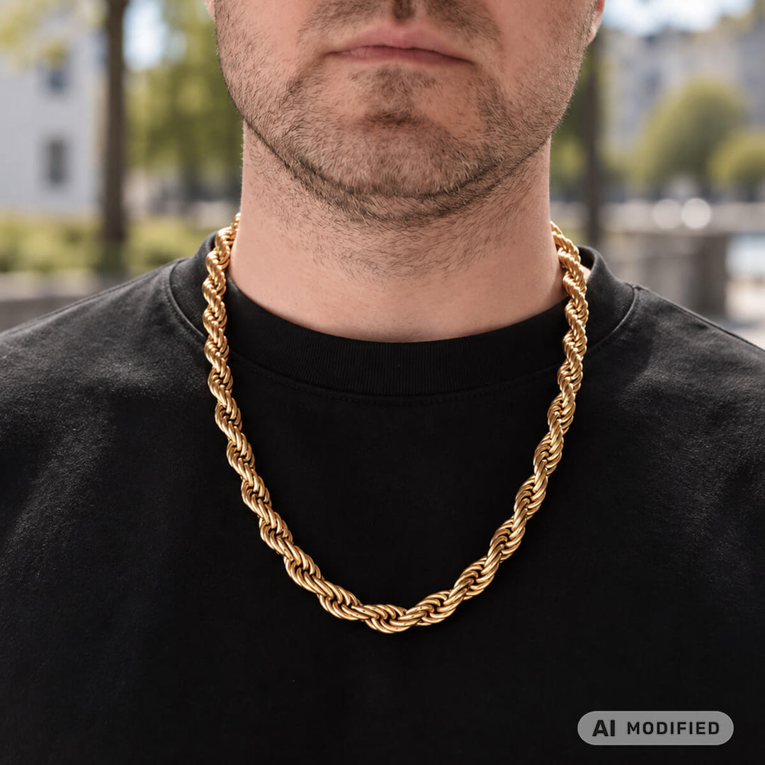 Cordell-halsband 10 mm, 60 cm (stål 316L)