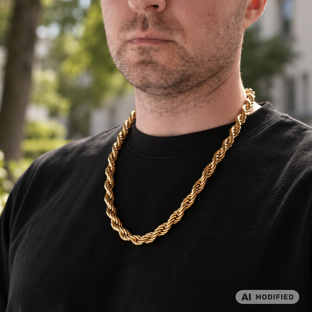 Cordell-halsband 10 mm, 60 cm (stål 316L)