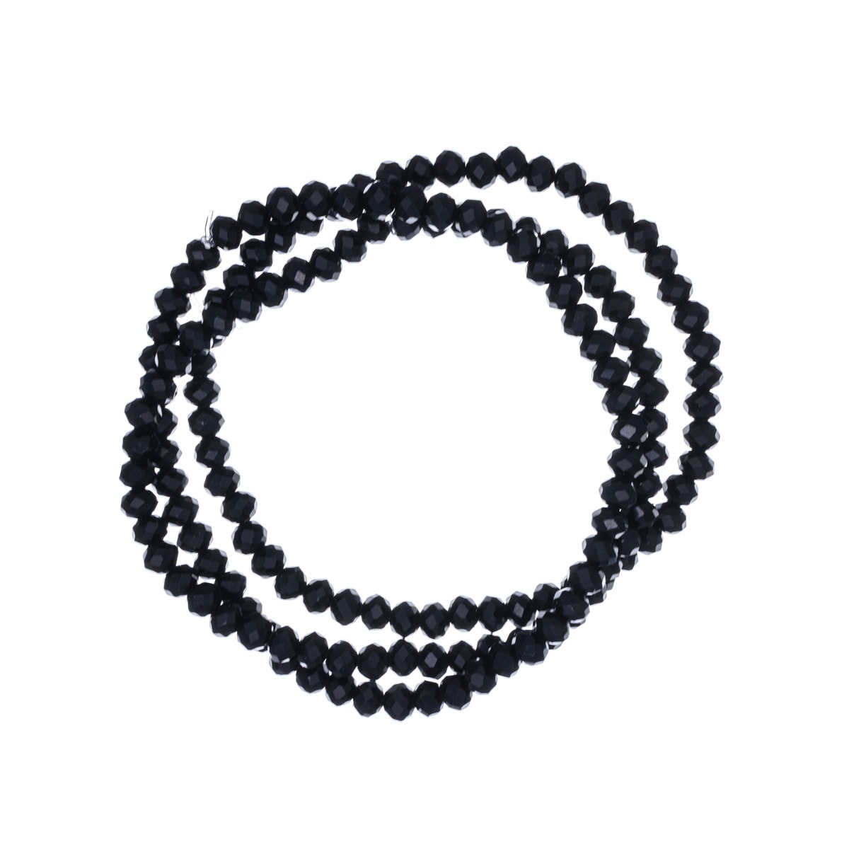 Bracelet pendant with beads 4mm 3pcs