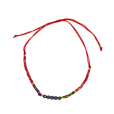 Minimalist bracelet with sparkling beads