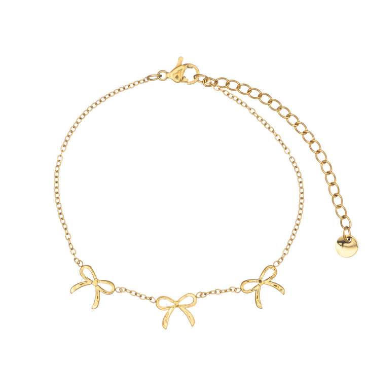 Armband med tre rosetter (stål 316L)