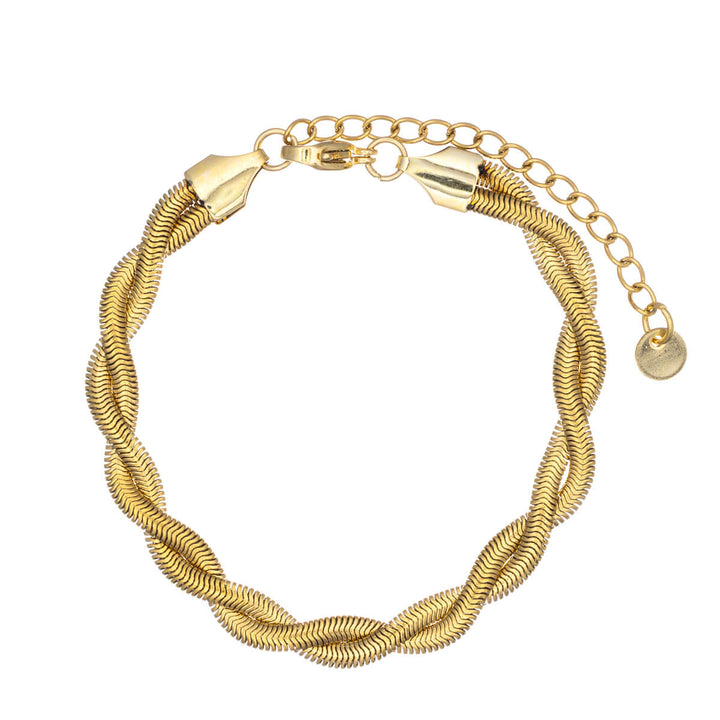 Teräksinen letitetty rannekoru (Teräs 316L)