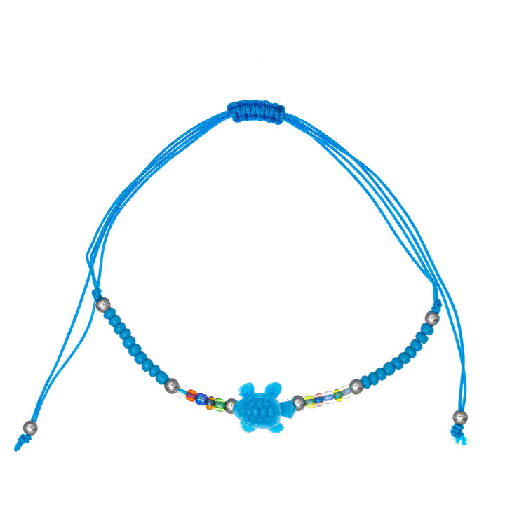 Justerbart sköldpaddsarmband med pärlor