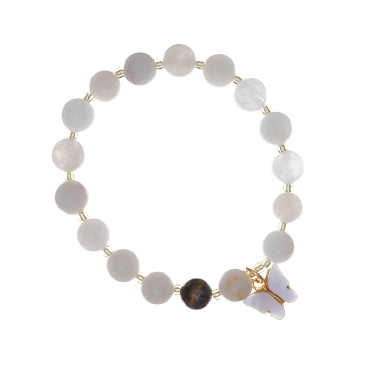 Kivihelmi rannekoru perhos riipuksella