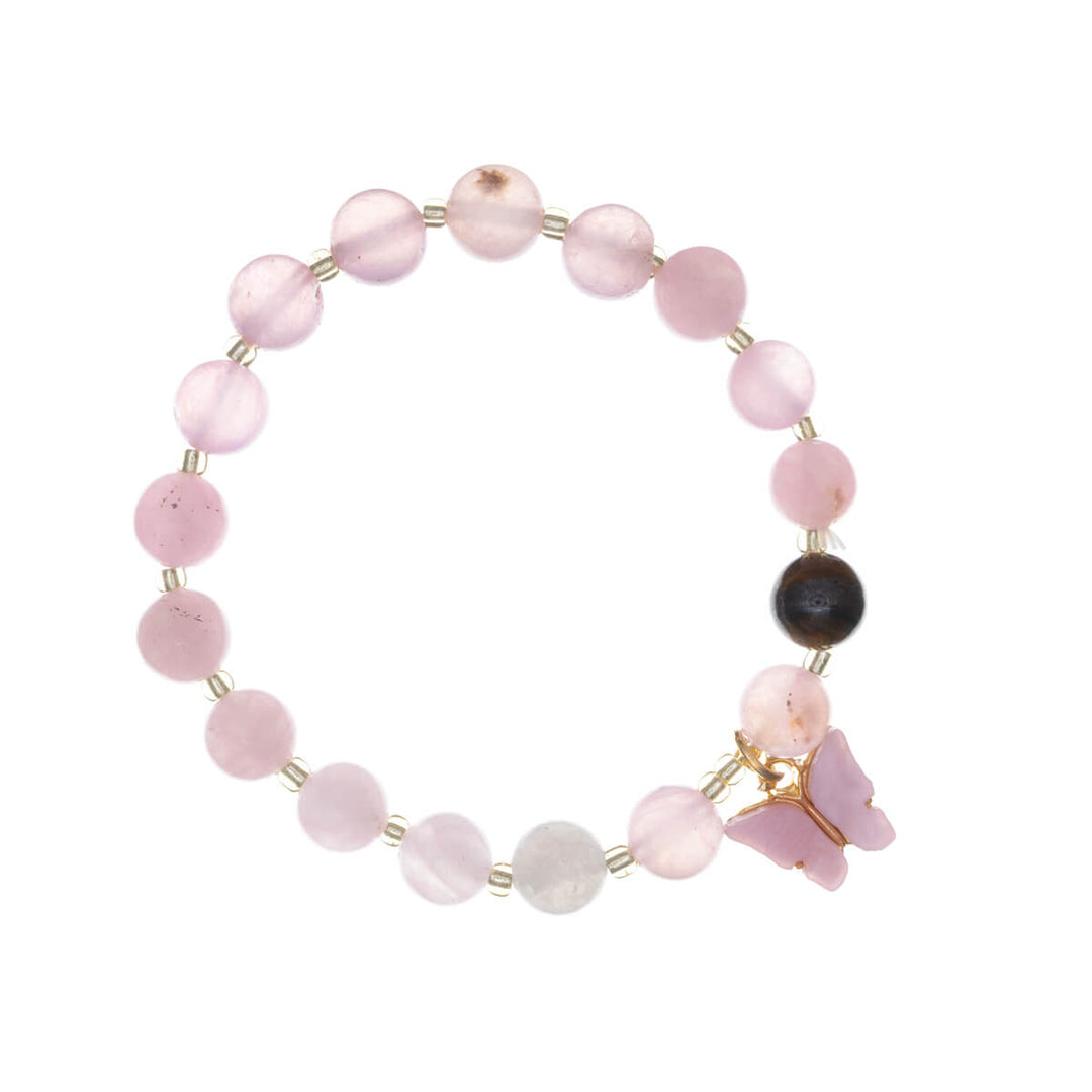 Kivihelmi rannekoru perhos riipuksella