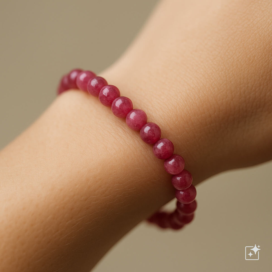 Kivihelmi rannekoru joustava 6mm