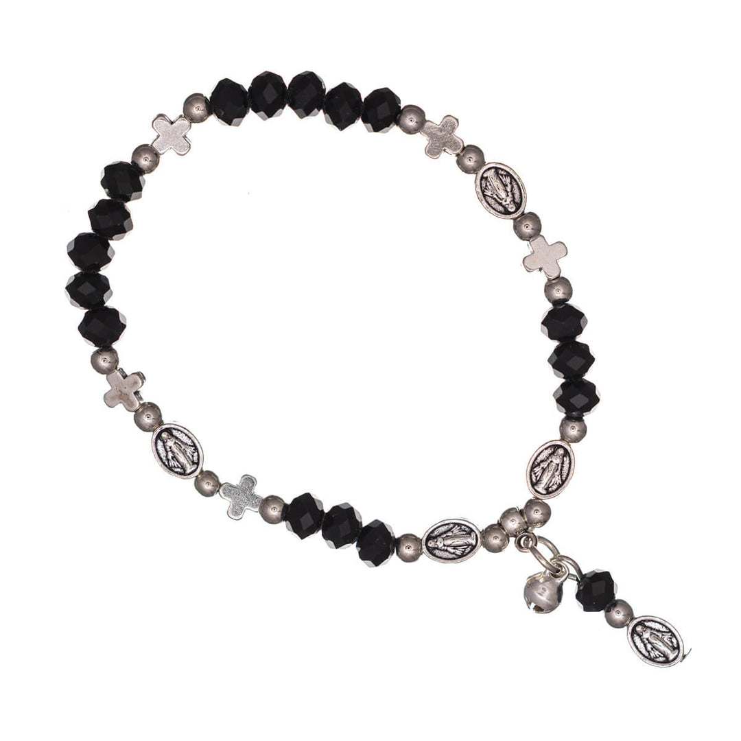 Flexibelt armband med korspärlor