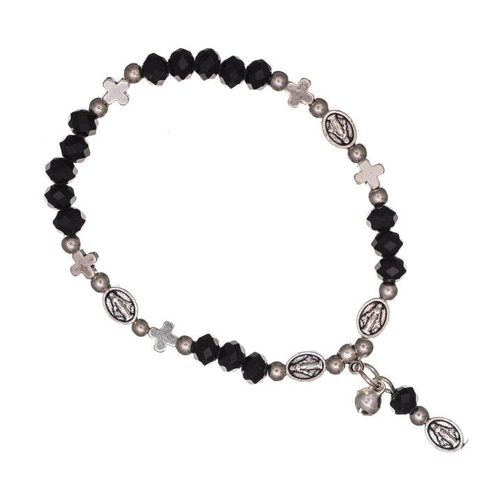 Flexibelt armband med korspärlor