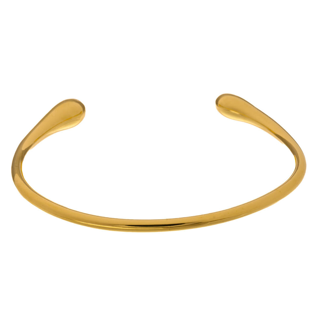 Narrow steel open bracelet (Steel 316L)