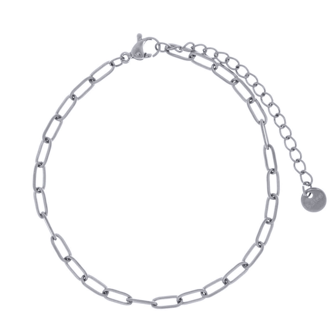 Thin steel cable bracelet (Steel 316L)